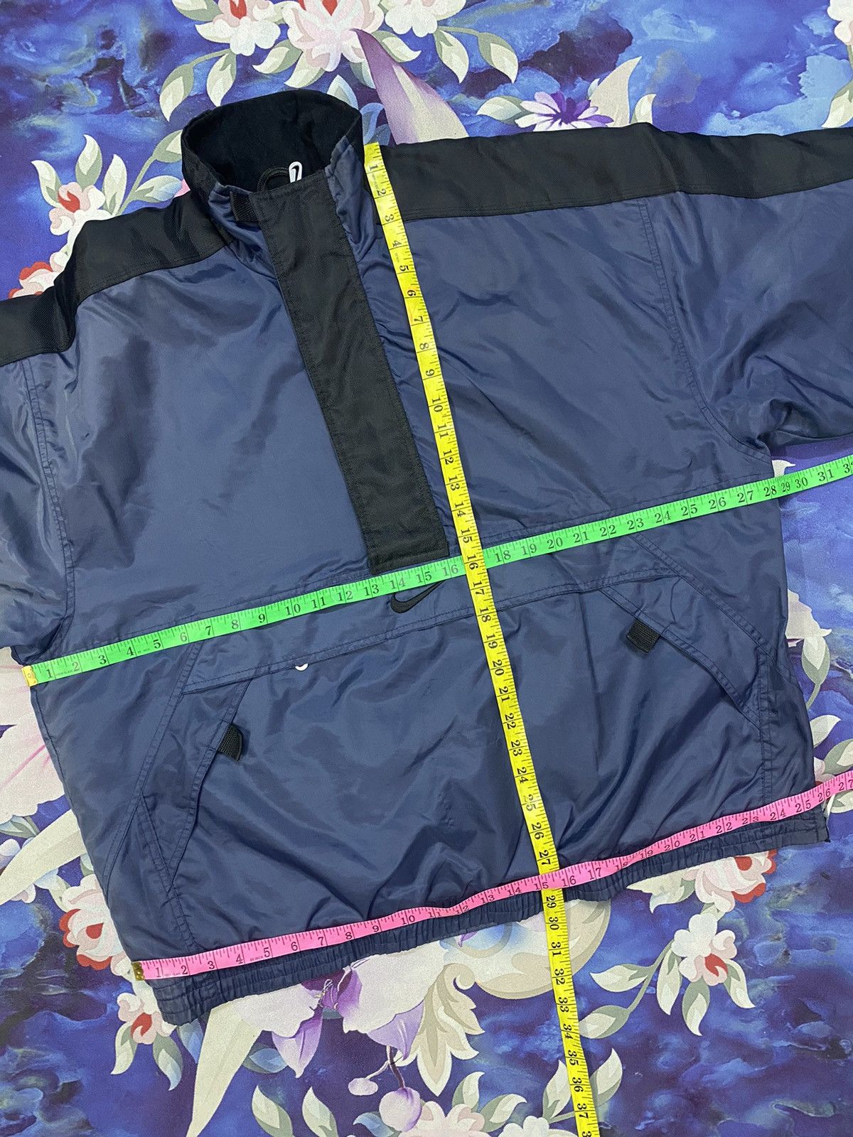 Vintage Vintage 90s Nike Half Zip Up Bomber Jacket Size US L / EU 52-54 / 3 - 12 Thumbnail