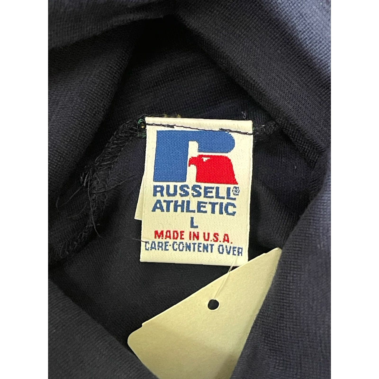 Russell Athletic VINTAGE Russell Athletic Turtleneck Shirt Mens L NOS NWT 90s USA Made Blue Cotton 100% R Patch Sleeve Mens Century Regular Long Sleeve Size US L / EU 52-54 / 3 - 5 Thumbnail