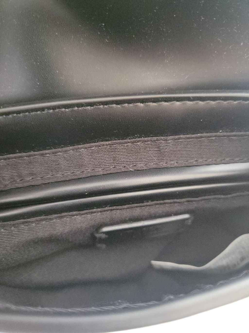 Zara ZARA Women's Faux-Leather Black Shoulder Bag Purse Pre-owned Size ONE SIZE - 8 Thumbnail