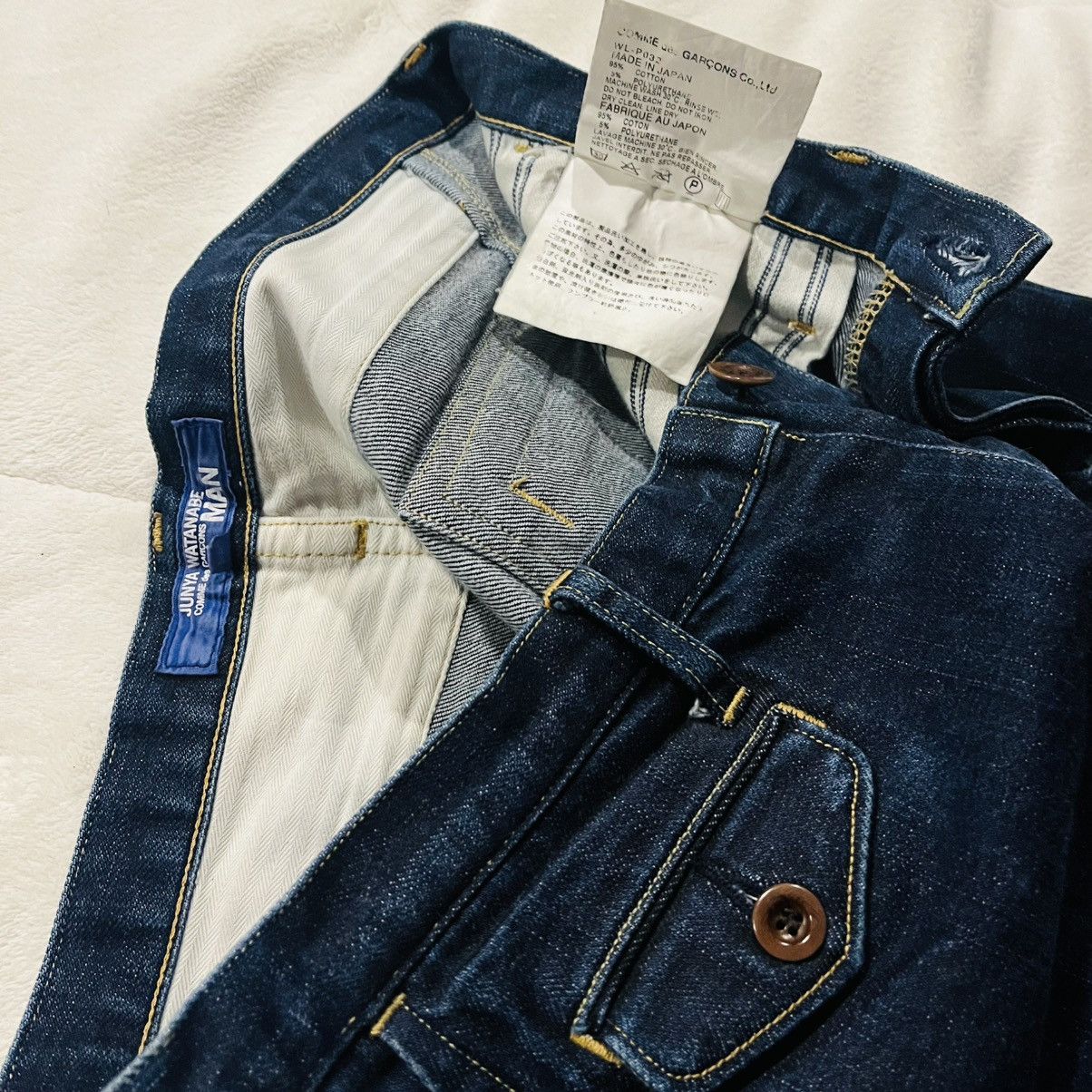Junya Watanabe Vintage Junya Watanabe Man Comme Des Garcons Jeans 32 X 28 Size US 32 / EU 48 - 4 Thumbnail