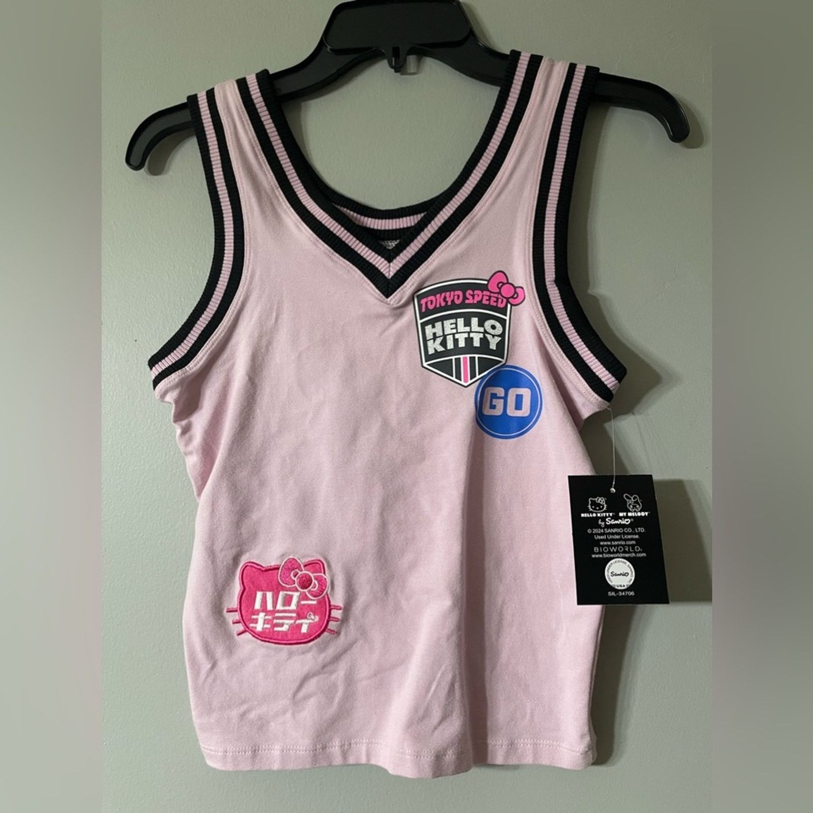 SAYHELLO Hello Kitty Women's "Tokyo Speed" Tank Top - Size Small, NWT Size S / US 4 / IT 40 - 1 Thumbnail