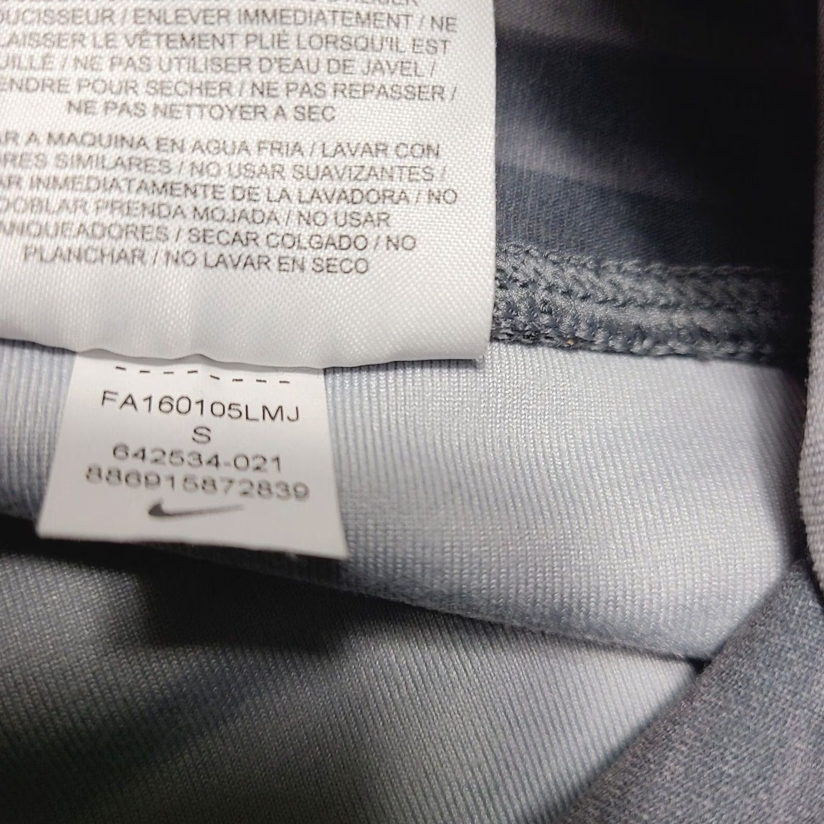 Nike Nike Dri-Fit Legend 2.0 Swift Capri Pant Leggings Women’s S Activewear Grey Size 28" / US 6 / IT 42 - 6 Thumbnail