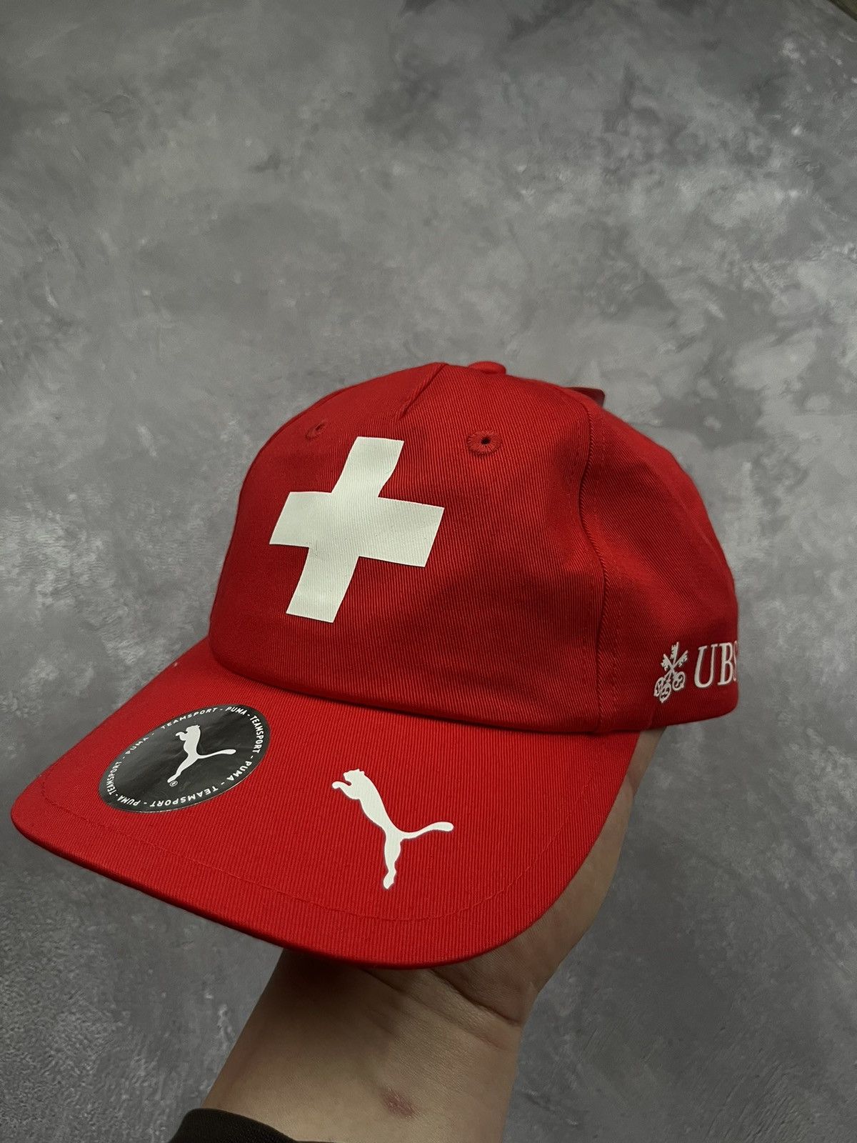 Puma Puma Switzerland Swiss National Football Soccer Team Red Cap Size ONE SIZE - 2 Thumbnail