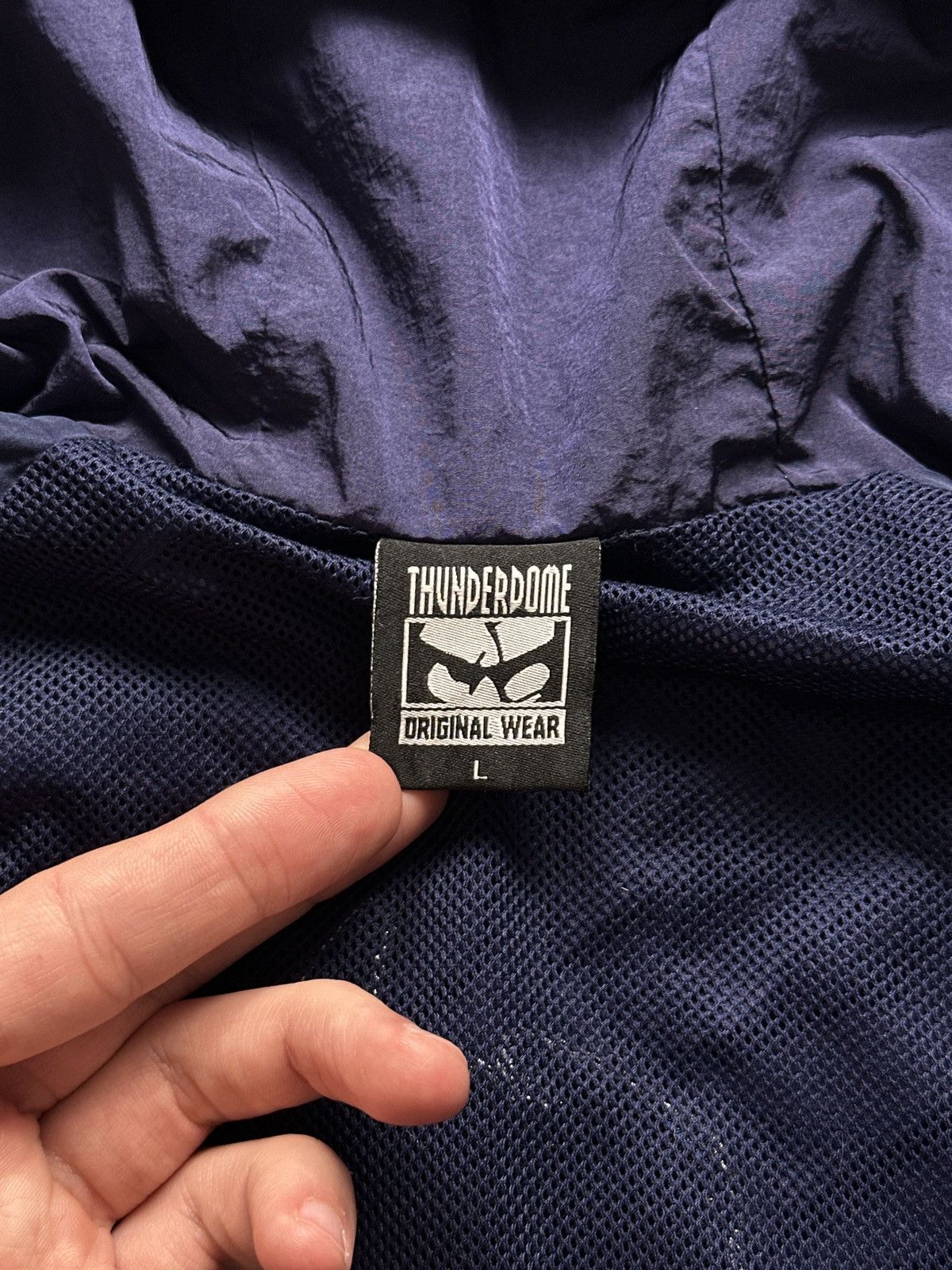 Thunderdome Vintage 00s Thunderdome Hardcore Rave Gabber Big Logo Jacket Size US L / EU 52-54 / 3 - 14 Thumbnail