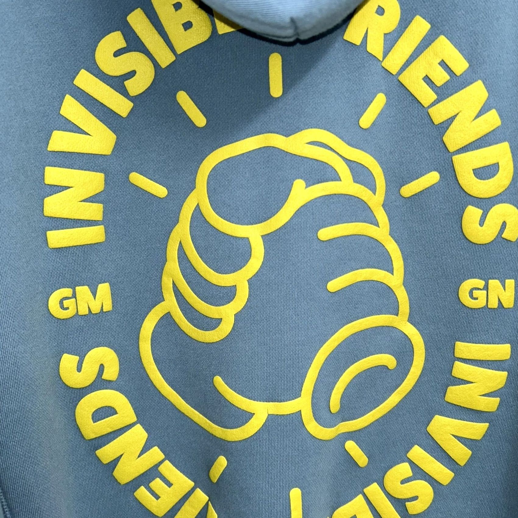 Vintage Random Character Collective Hoodie M Blue Invisible Friends Men Size US M / EU 48-50 / 2 - 5 Thumbnail