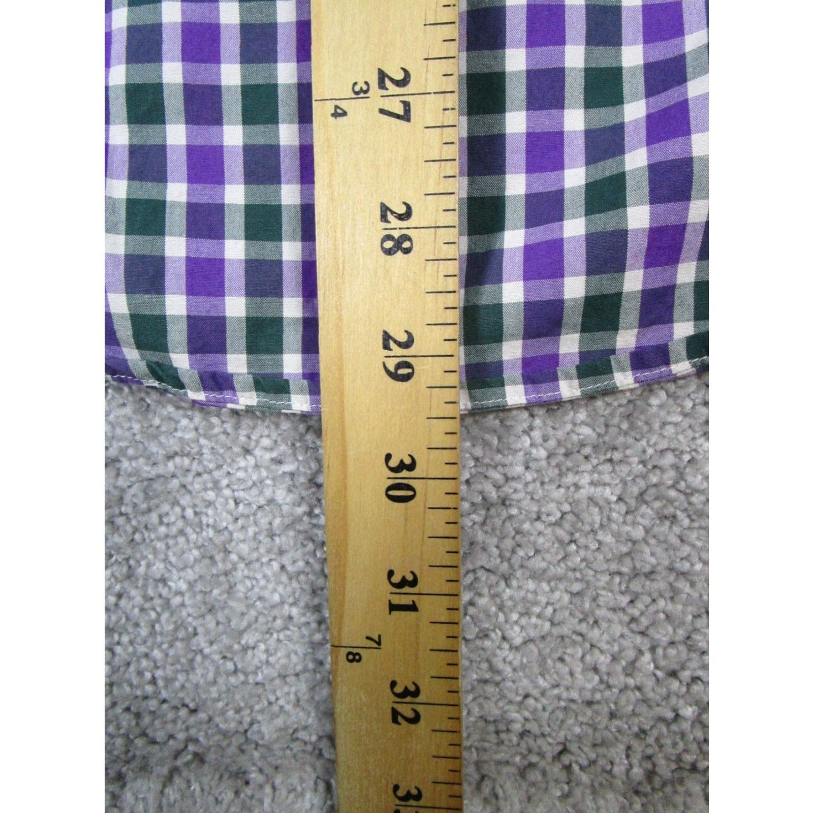 Vineyard Vines Vineyard Vines Murray Shirt Mens XS Purple Green Cotton Button Up Shirt Size US XS / EU 42 / 0 - 7 Thumbnail