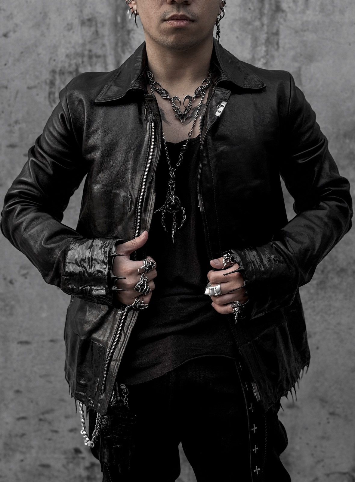 Carol Christian Poell Carol Christian Poell Dripped Scarstitch Jacket Size US S / EU 44-46 / 1 - 11 Thumbnail