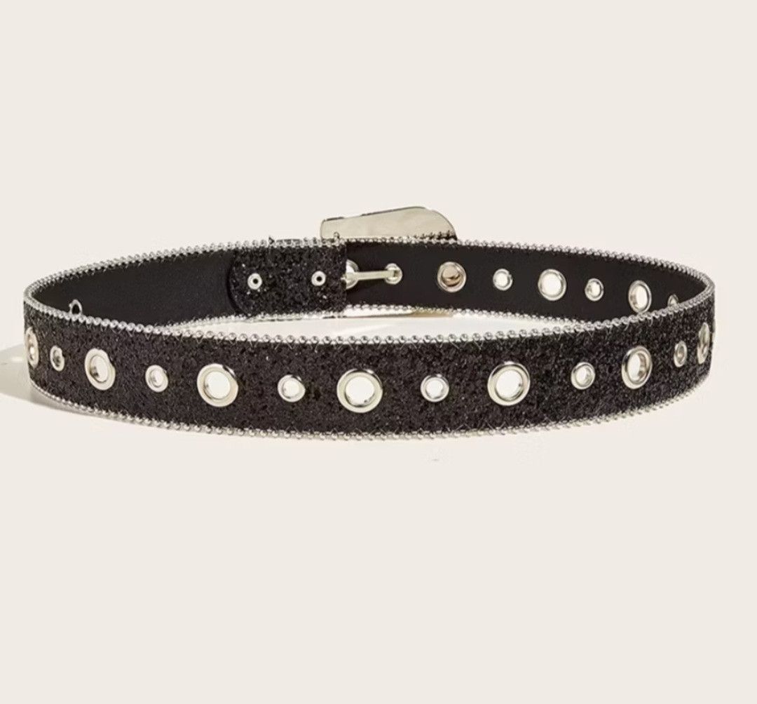 Japanese Brand Western style black colour harajuku belt Size ONE SIZE - 4 Thumbnail