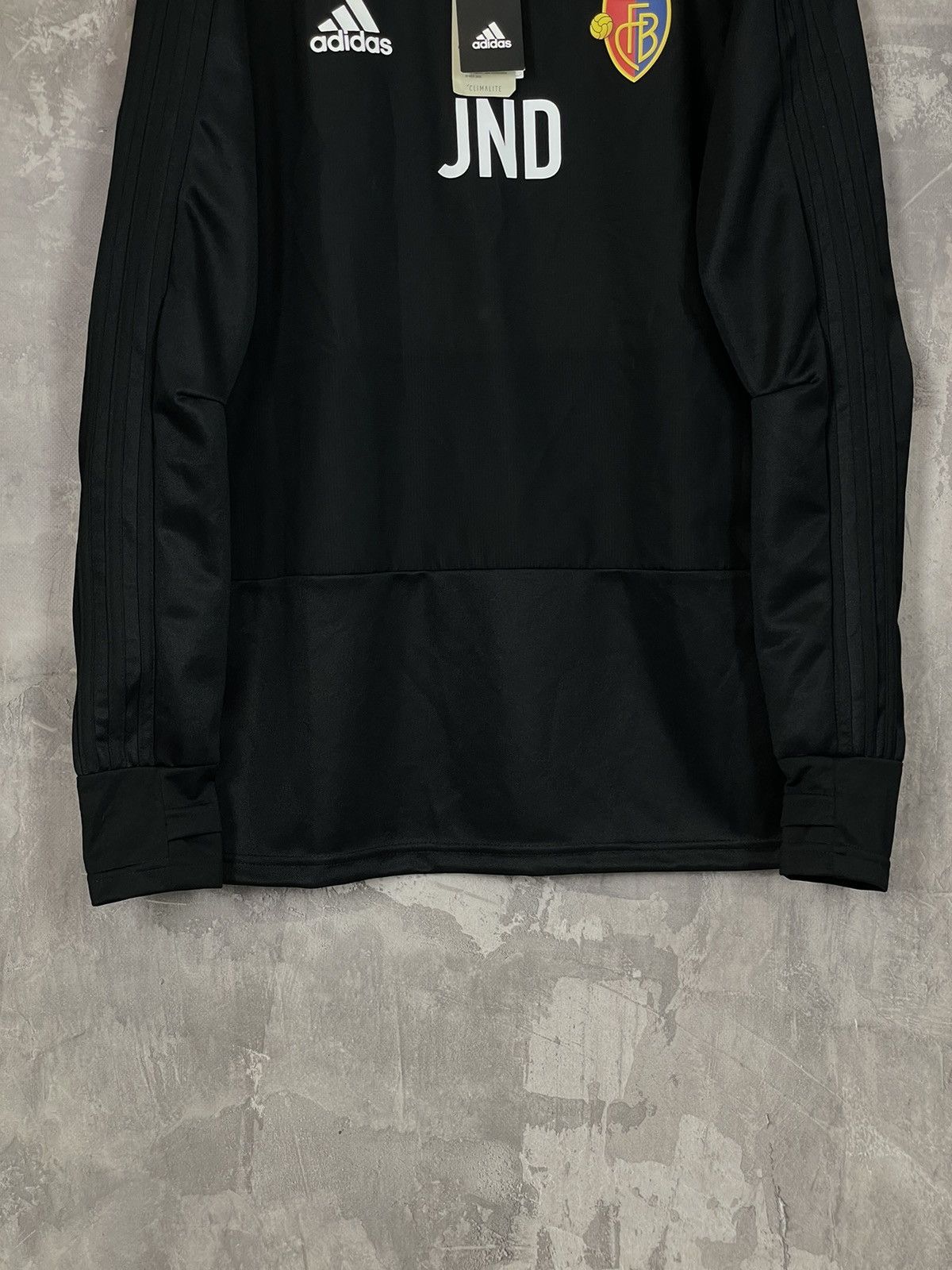 Adidas × Vintage Adidas 2018s Streetwear Basel Black New Soccer Jersey Long Size US M / EU 48-50 / 2 - 5 Thumbnail