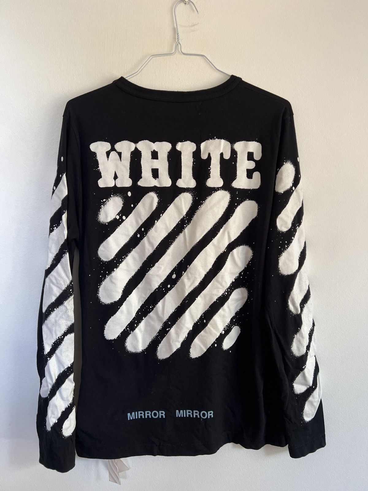 Off-White Off white spray paint Long sleeve TEE Size US M / EU 48-50 / 2 - 2 Thumbnail