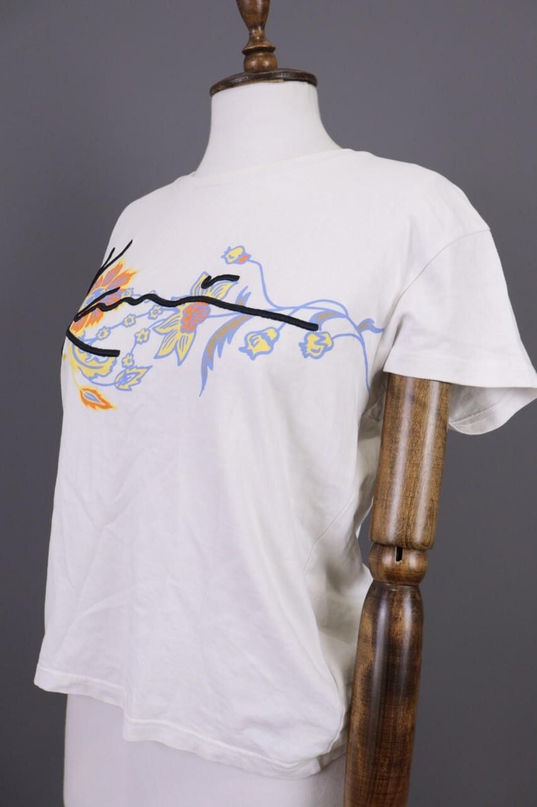 Karl Kani Karl Kani White Big Logo Floral Short Sleeve T-Shirt Size M Size M / US 6-8 / IT 42-44 - 11 Thumbnail