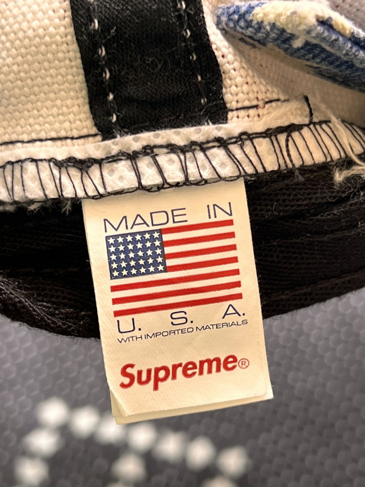 Supreme Supreme Pigment Coated S Logo 6-Panel Cap USA Flag america Size ONE SIZE - 19 Thumbnail