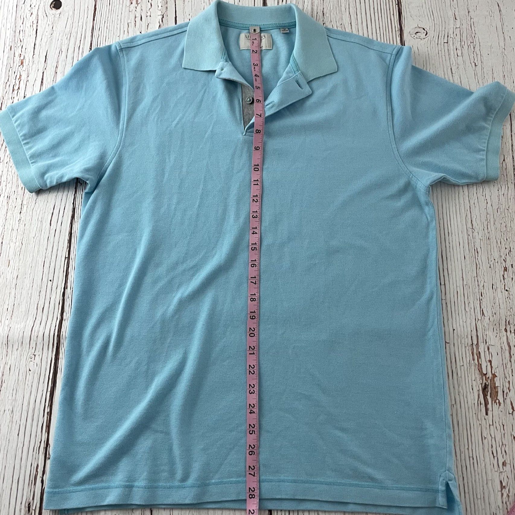 Vintage Linksoul Short Sleeve Button-Up Polo Shirt Mens Medium Solid Blue Polo Shirt Size US M / EU 48-50 / 2 - 4 Thumbnail