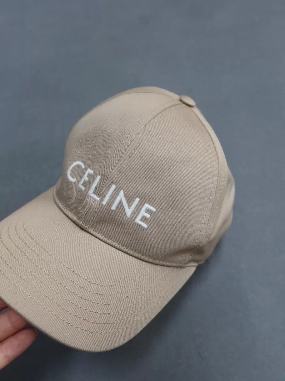 Celine CELINE Cotton Logo Embroidered Unisex Bball Cap M Size ONE SIZE - 2 Thumbnail