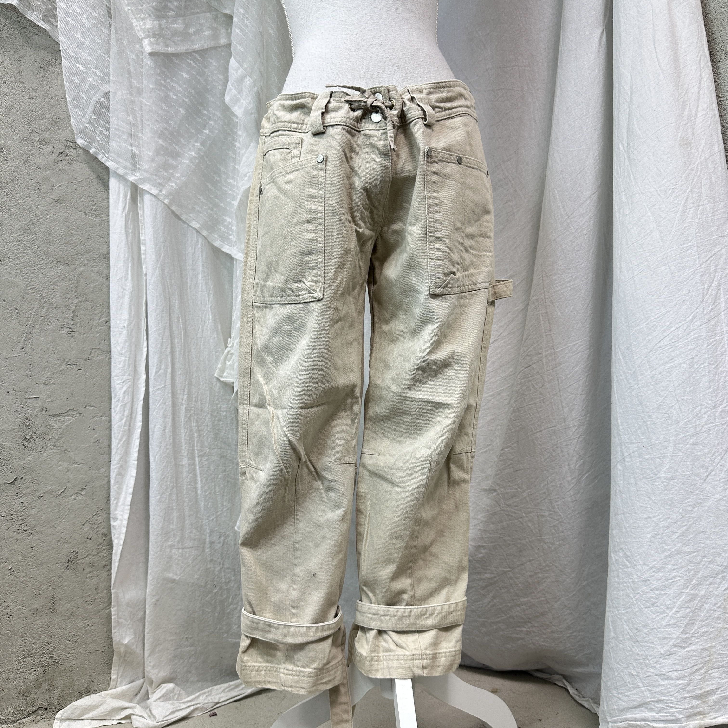 Miss Sixty Vintage Avant Garde Capri Miss Sixty Belted Pants 00s Size 30" / US 8 / IT 44 - 7 Thumbnail