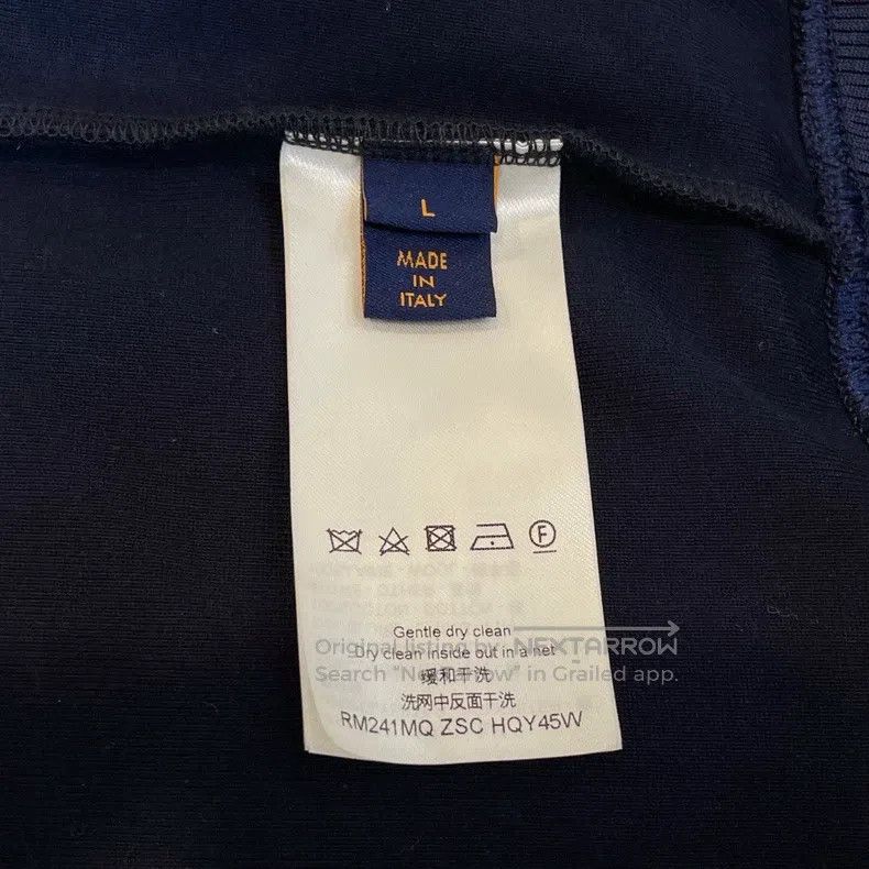 Louis Vuitton Louis Vuitton Navy Blue Letter Jacket Size US L / EU 52-54 / 3 - 5 Thumbnail