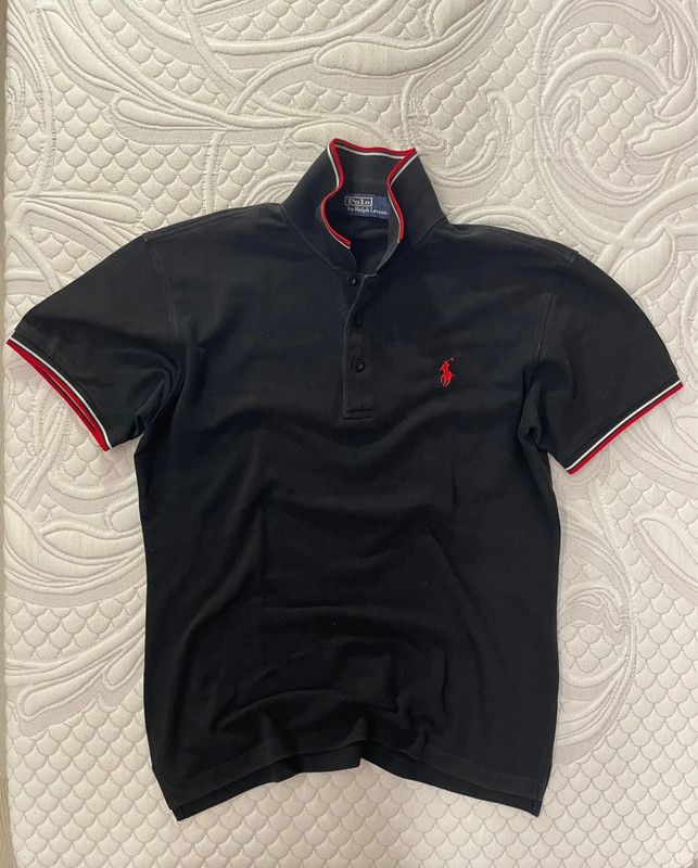 Polo Ralph Lauren Navy blue polo shirt with red details Polo Ralph Lauren Size US M / EU 48-50 / 2 - 3 Thumbnail