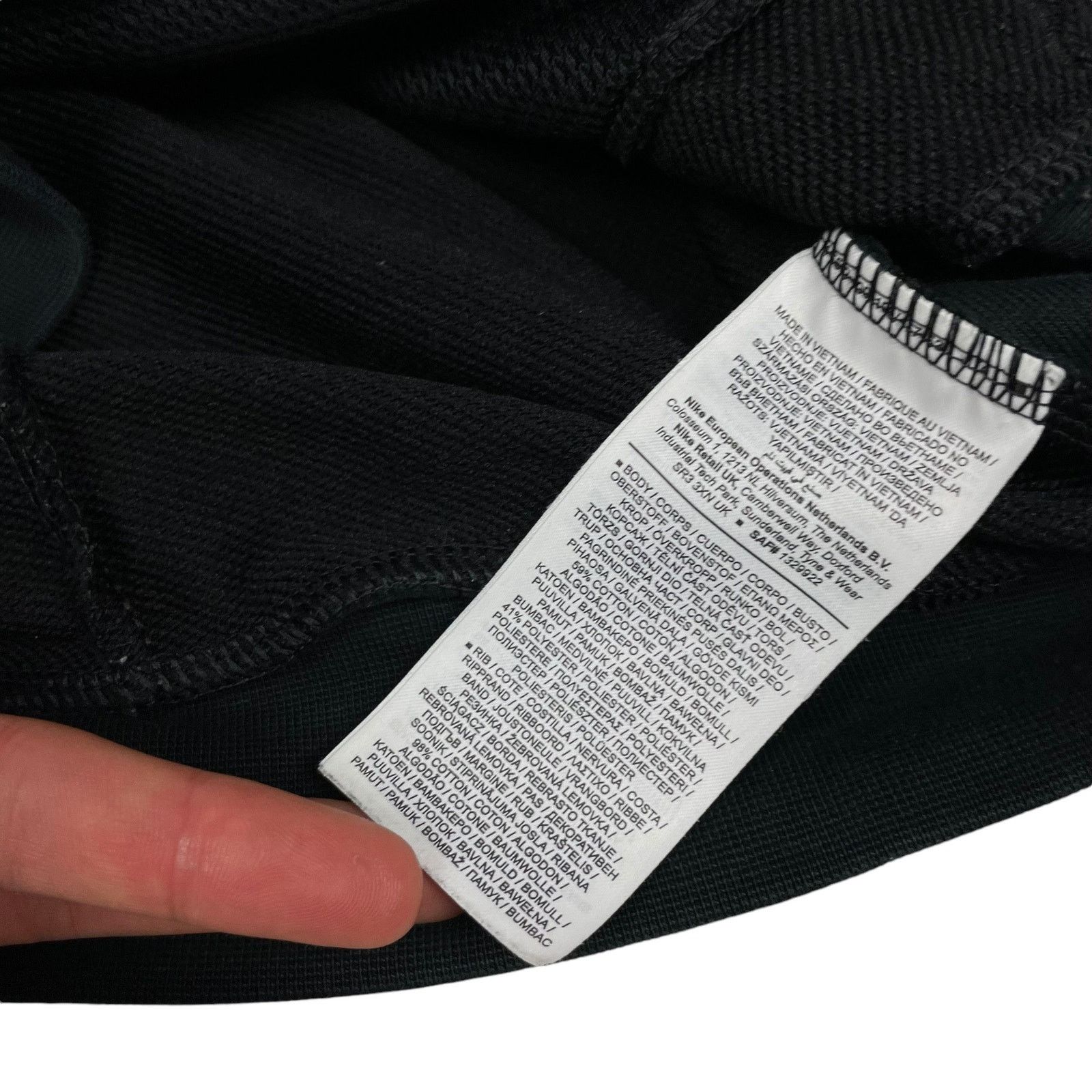 Nike Nike Court Fleece Men Black Cotton Pullover Tennis Hoodie XS Size US XS / EU 42 / 0 - 10 Thumbnail