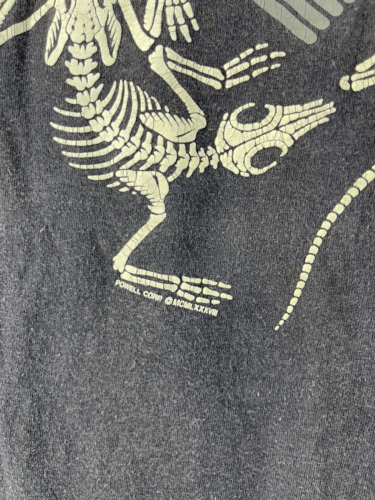 Powell Peralta Thrashed 1988 Vintage Powell Peralta Rat Bones T-Shirt Size US S / EU 44-46 / 1 - 14 Thumbnail