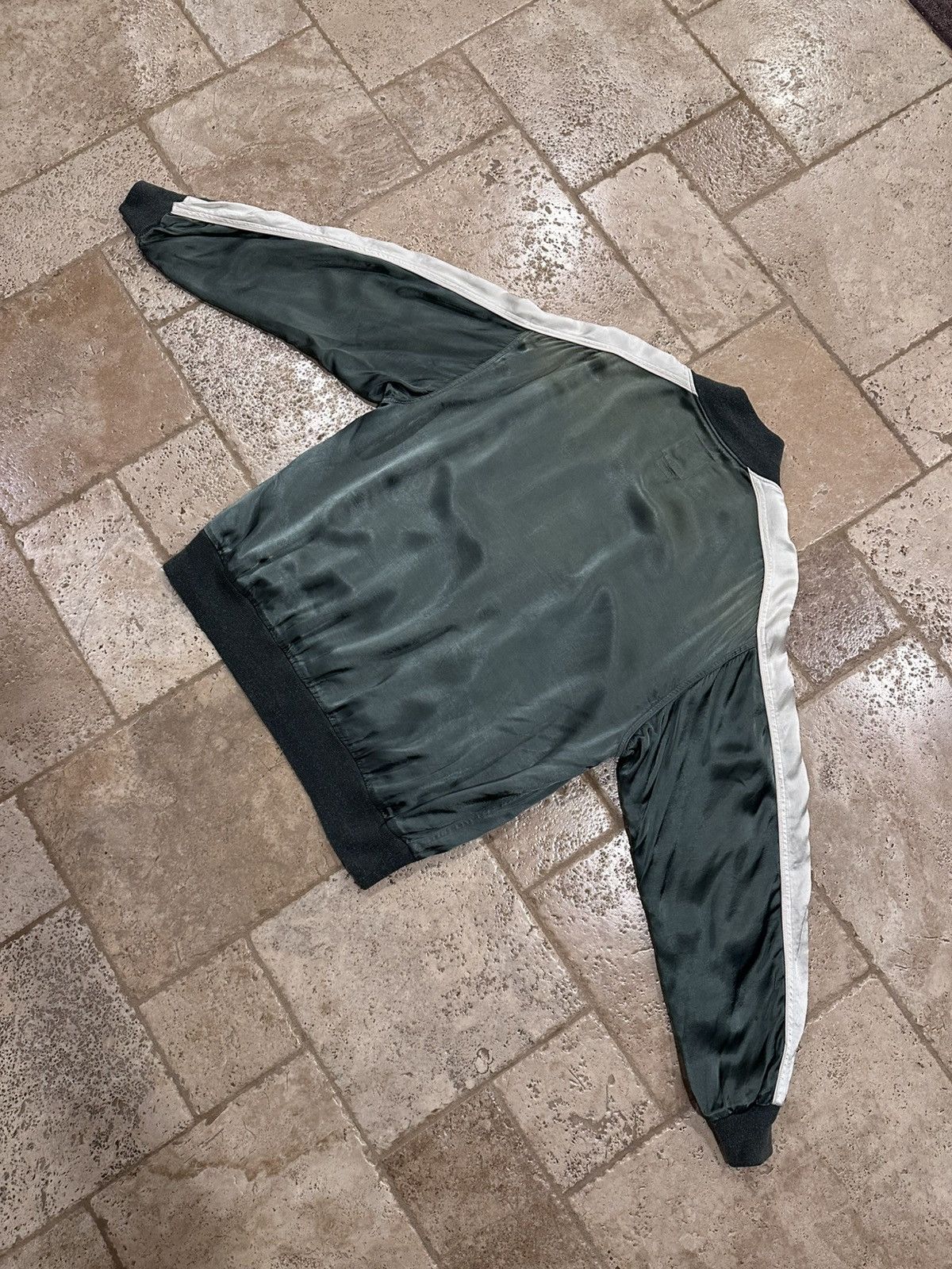 Visvim Visvim Douglas Jkt SS21 Satin Green Zip Souvenir Jacket Size US XL / EU 56 / 4 - 11 Thumbnail