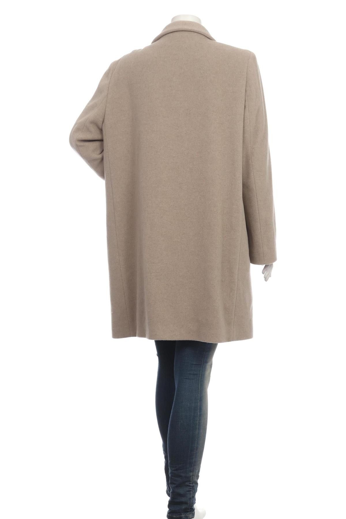 Cinzia Rocca Iconic Beige Coat Cashmere blend Size XL / US 12-14 / IT 48-50 - 9 Thumbnail
