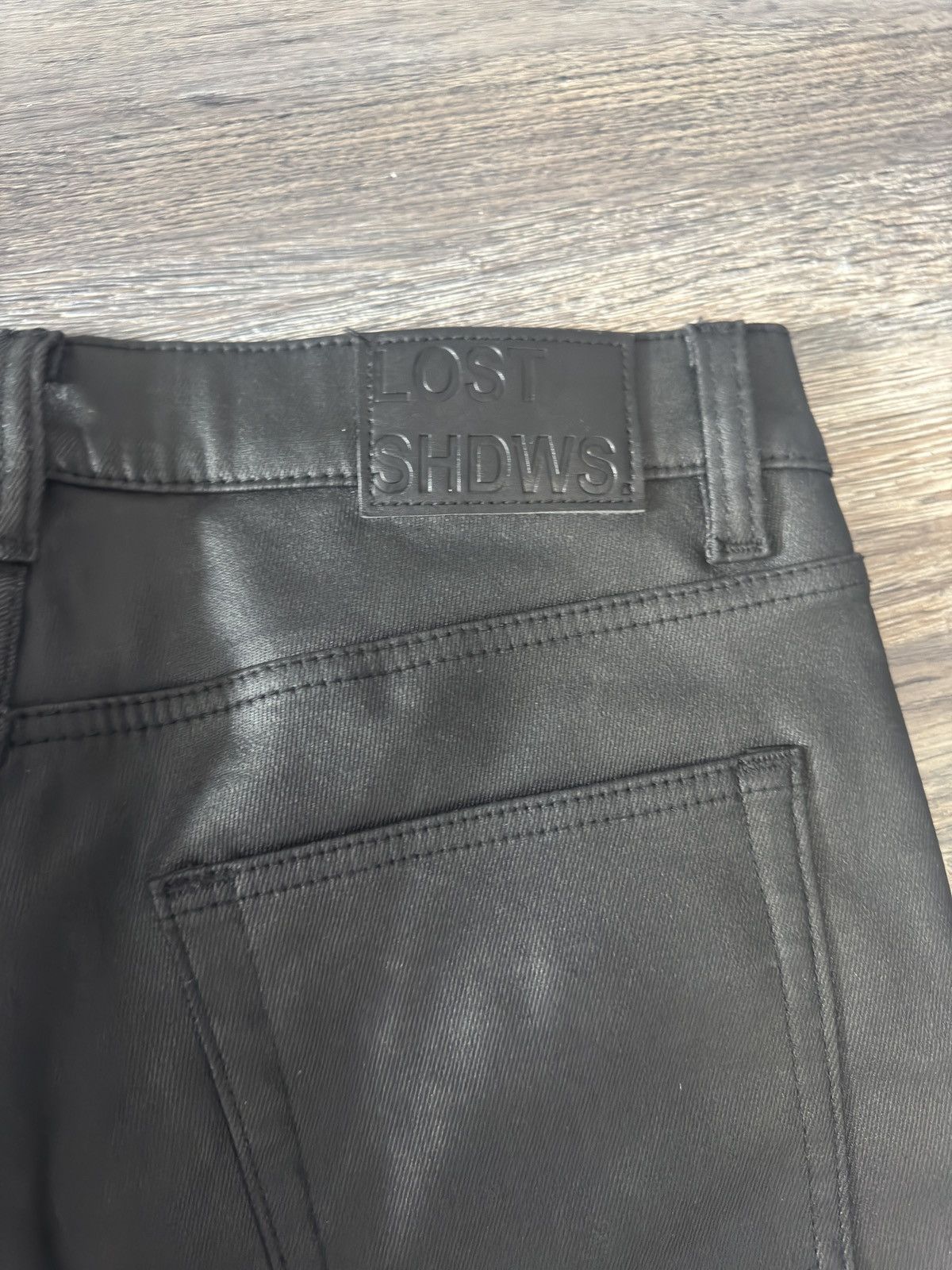 LOSTSHDWS LOSTSHDWS BLACK WAXED PANT SUN LOGO (RED) Size US 30 / EU 46 - 7 Thumbnail