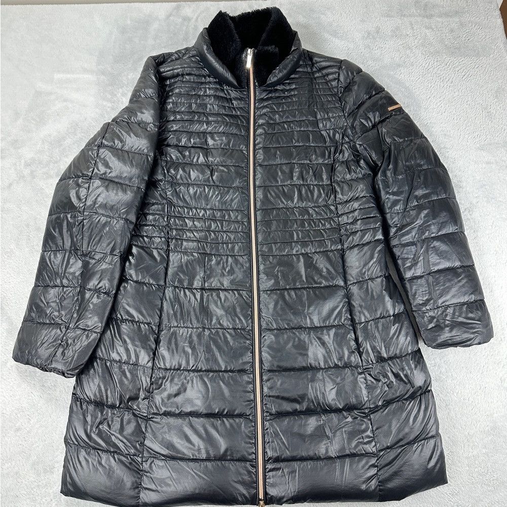 Karl Lagerfeld Karl Lagerfeld Black Puffer Down Jacket Women’s Size L Size L / US 10 / IT 46 - 1 Thumbnail