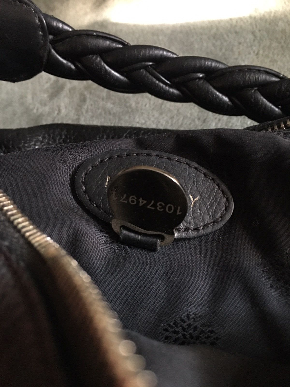 Mulberry Mulberry Daria Black Leather Shoulder Hobo Bag Size ONE SIZE - 13 Thumbnail
