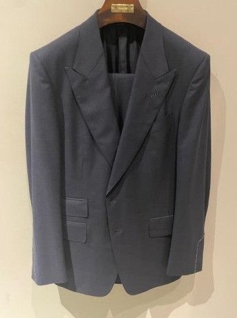 o1w1db10724 Shelton Fit Wool Jacket in Dark Grey