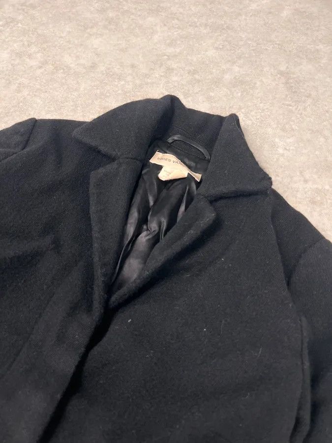Dries Van Noten Dries Van Noten Black Classy Wool Trench Coat Size S / US 4 / IT 40 - 6 Thumbnail