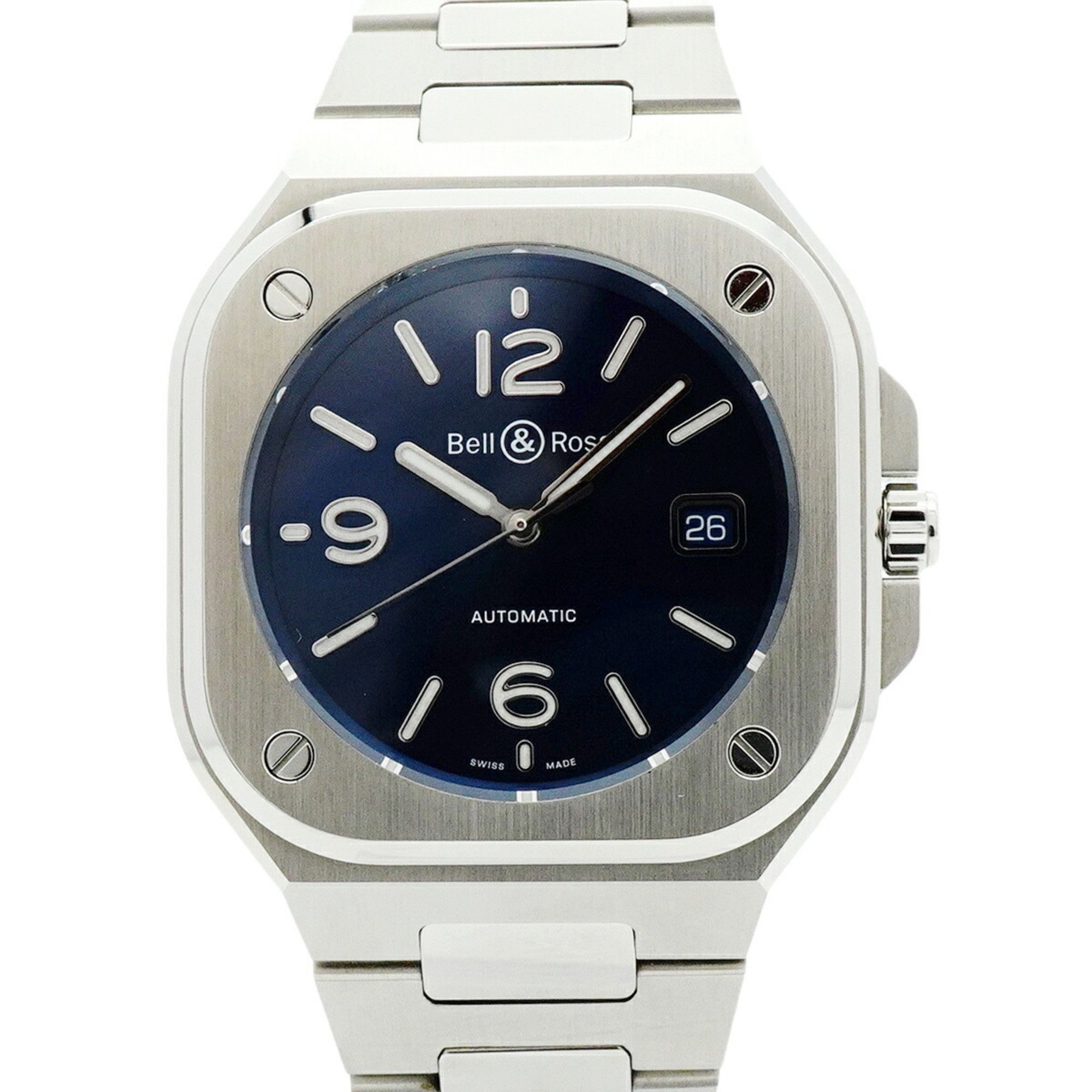 Other Bell & Ross BR 05 Blue Steel BR05A-BLU-ST SST Navy Dial Men's Watch Size ONE SIZE - 1 Thumbnail