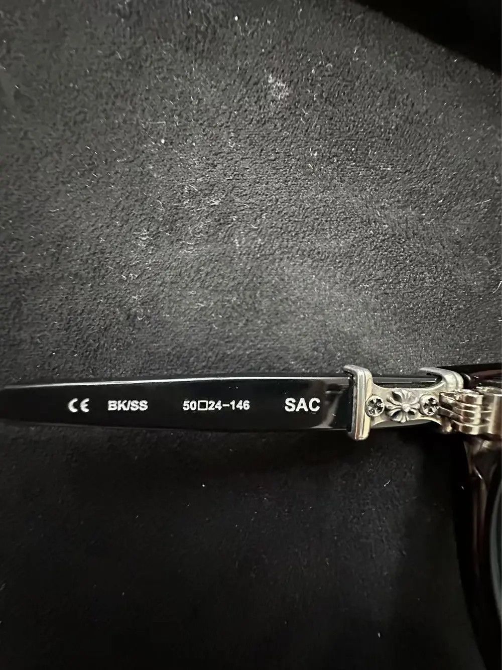 Chrome Hearts Chrome Hearts SAC BK/SS Dagger Glasses Frame Size ONE SIZE - 9 Thumbnail