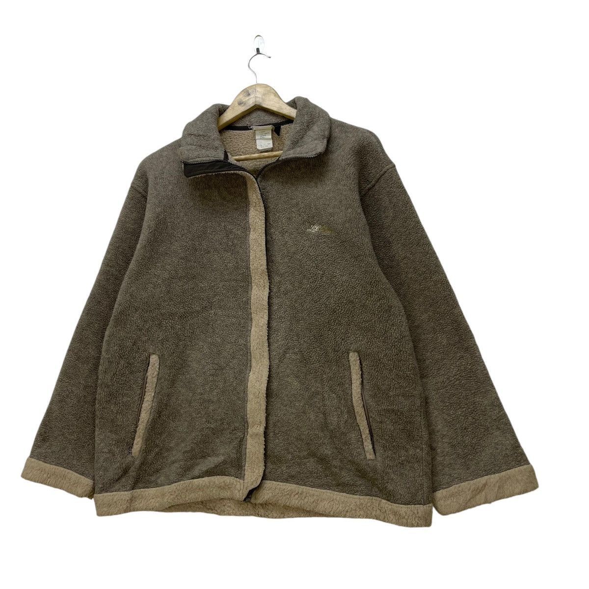 L.L. Bean × Vintage 💥Vintage LL Bean Zipper Shearling Jacket Made In Usa Size US M / EU 48-50 / 2 - 2 Thumbnail