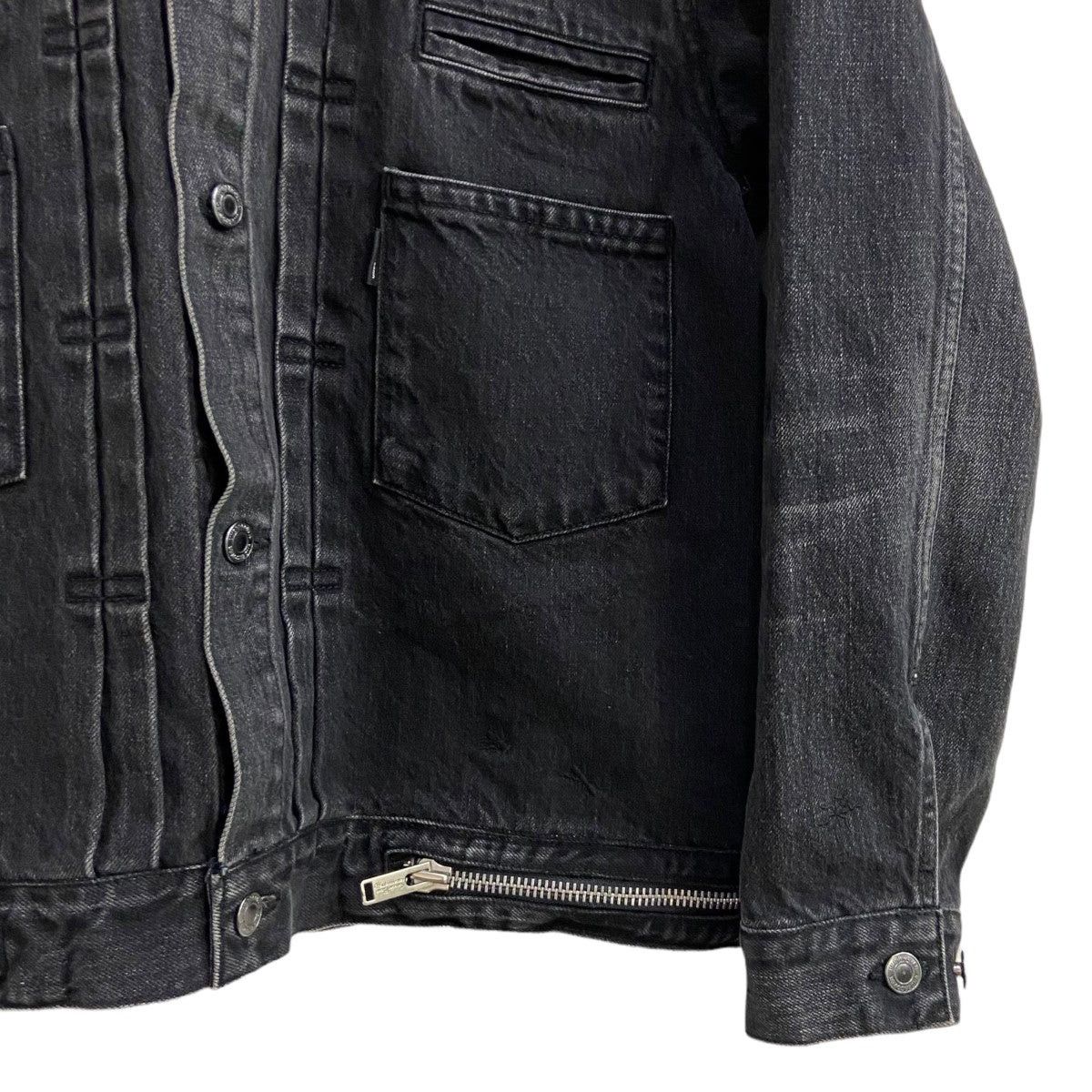 Undercover Undercover 24SS hem zip processing denim jacket Size US M / EU 48-50 / 2 - 5 Thumbnail