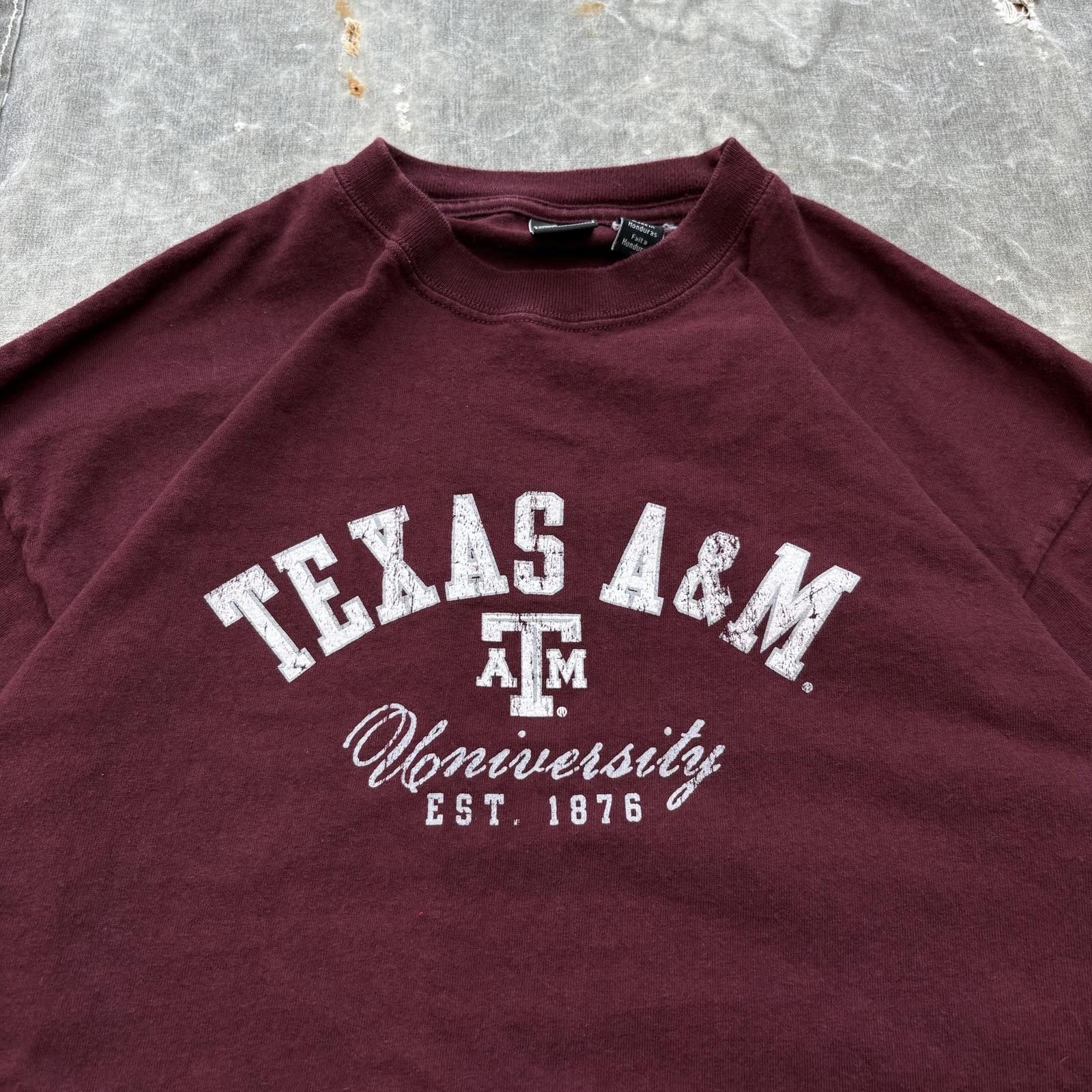 Gear for Sports Vintage Y2K Texas A&M University Aggies Long Sleeve Shirt Size US XL / EU 56 / 4 - 2 Thumbnail