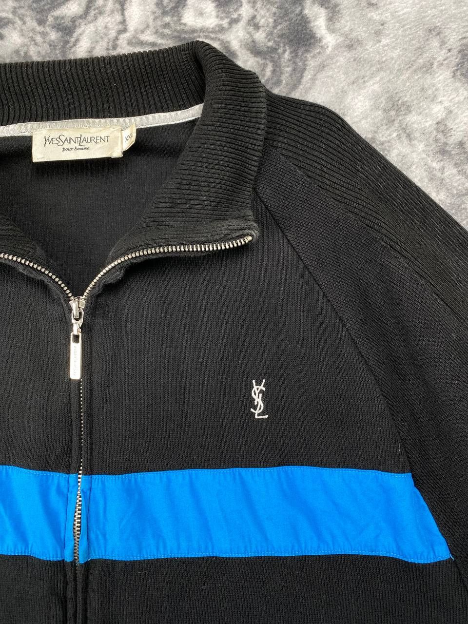 Yves Saint Laurent Vintage Yves Saint Laurent Full Zip Sweatshirt Men Size 2XL Size US XXL / EU 58 / 5 - 2 Thumbnail