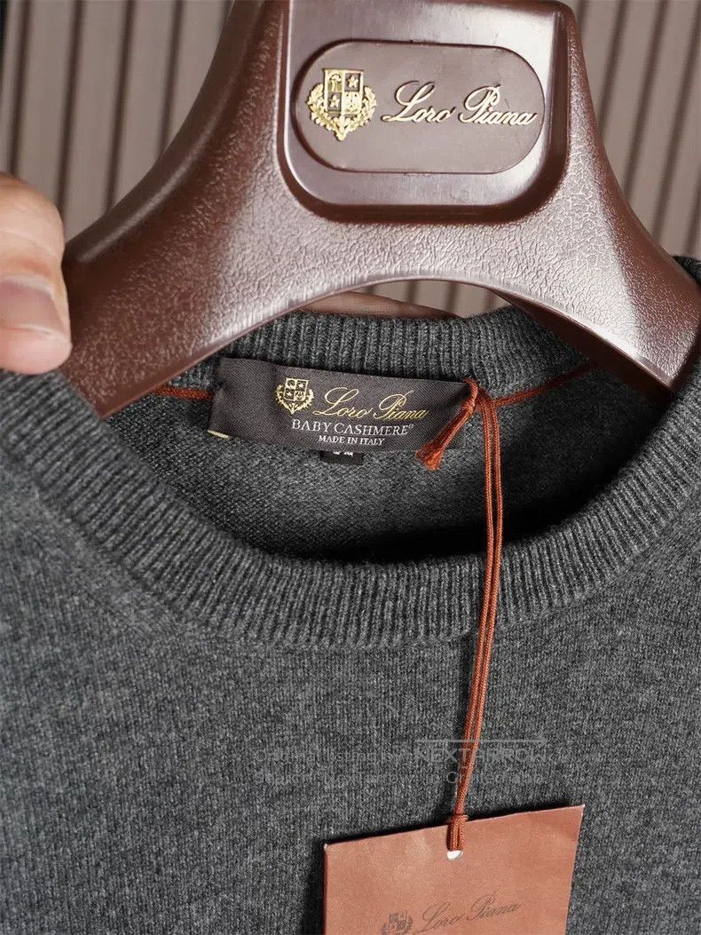 Loro Piana LORO PIANA Baby lamb cashmere knit sweater Size US L / EU 52-54 / 3 - 3 Thumbnail
