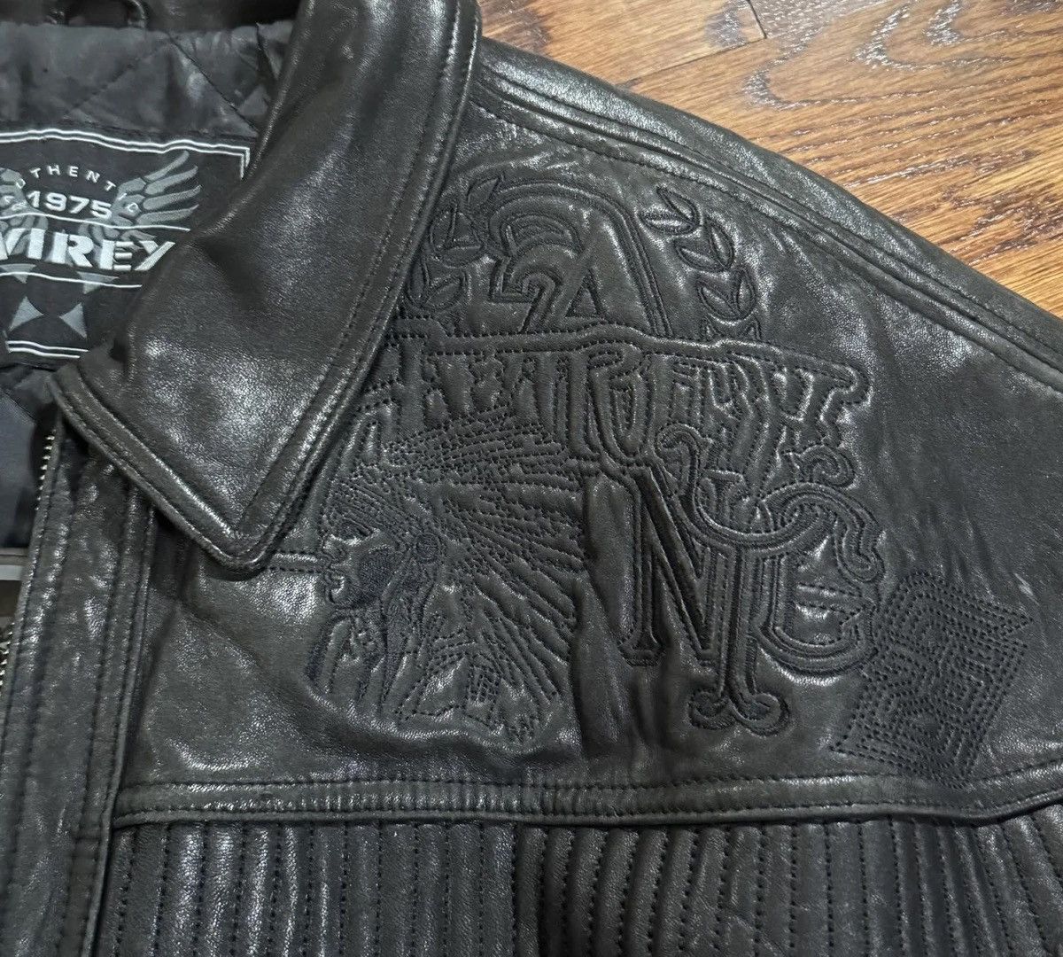 Avirex Vintage Avirex Leather Jacket (Size XXXL) Size US XXL / EU 58 / 5 - 5 Thumbnail