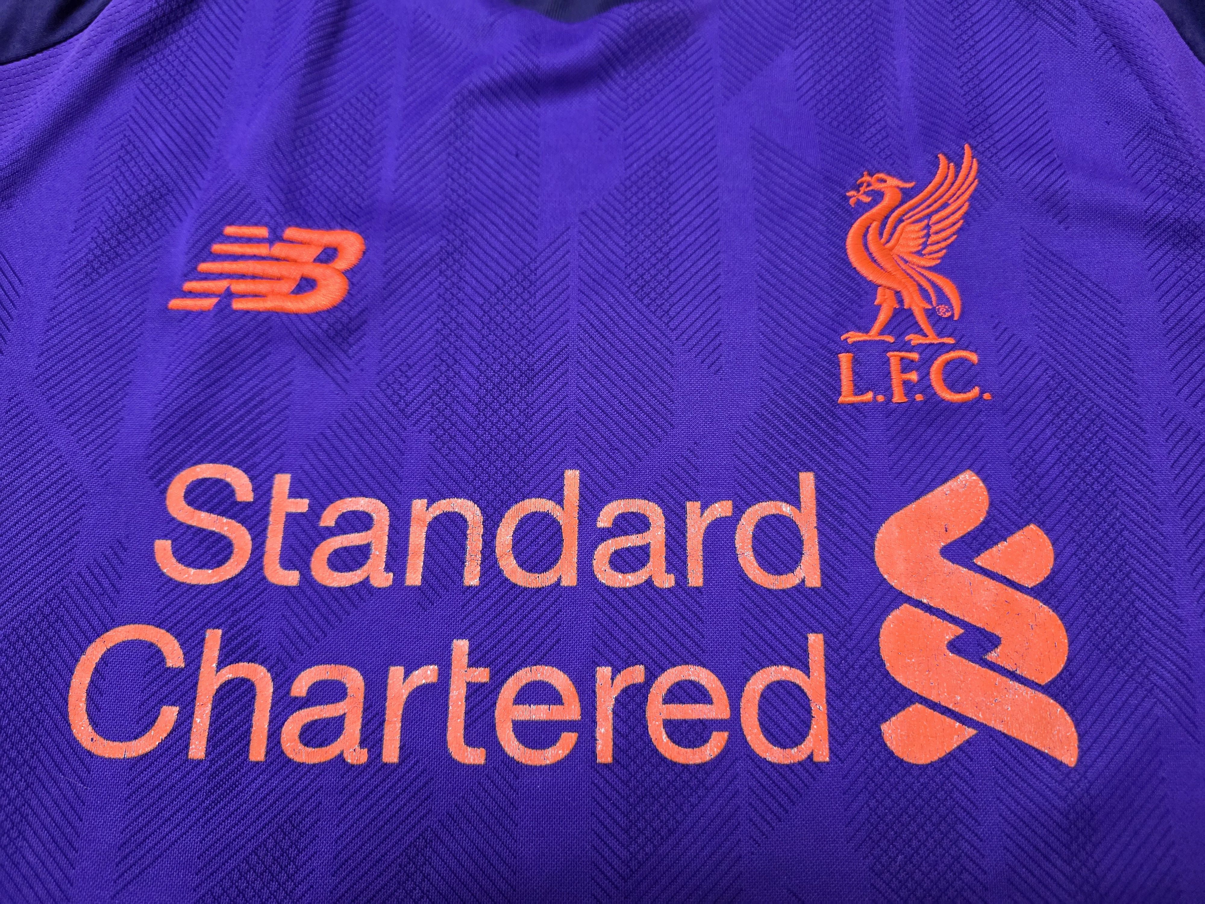 New Balance LIVERPOOL 2018 2019 AWAY FOOTBALL SHIRT SOCCER JERSEY Size US M / EU 48-50 / 2 - 3 Thumbnail