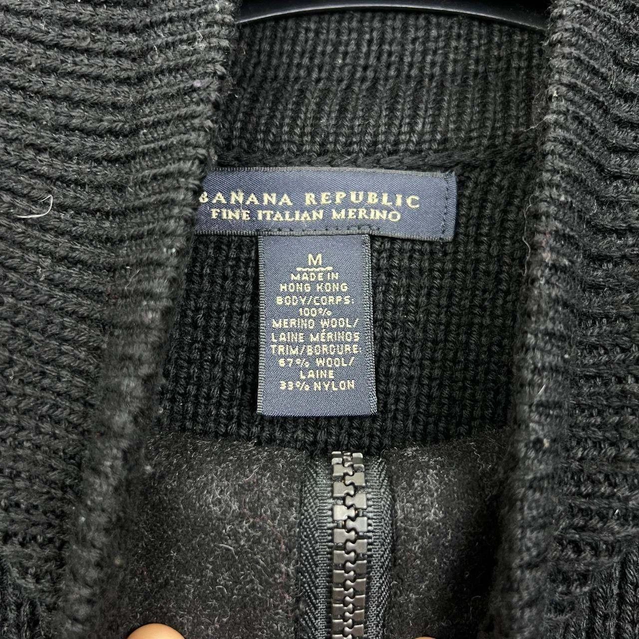 Banana Republic Banana Republic Sweater Knit Pullover 1/4 Zip Merino Wool M Size US M / EU 48-50 / 2 - 7 Thumbnail