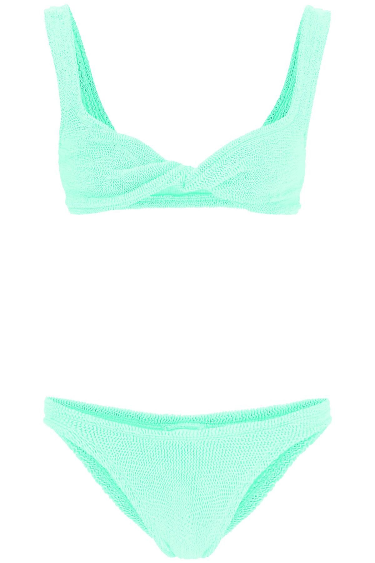 image of Hunza G. Juno Bikini Set in Lime, Women's