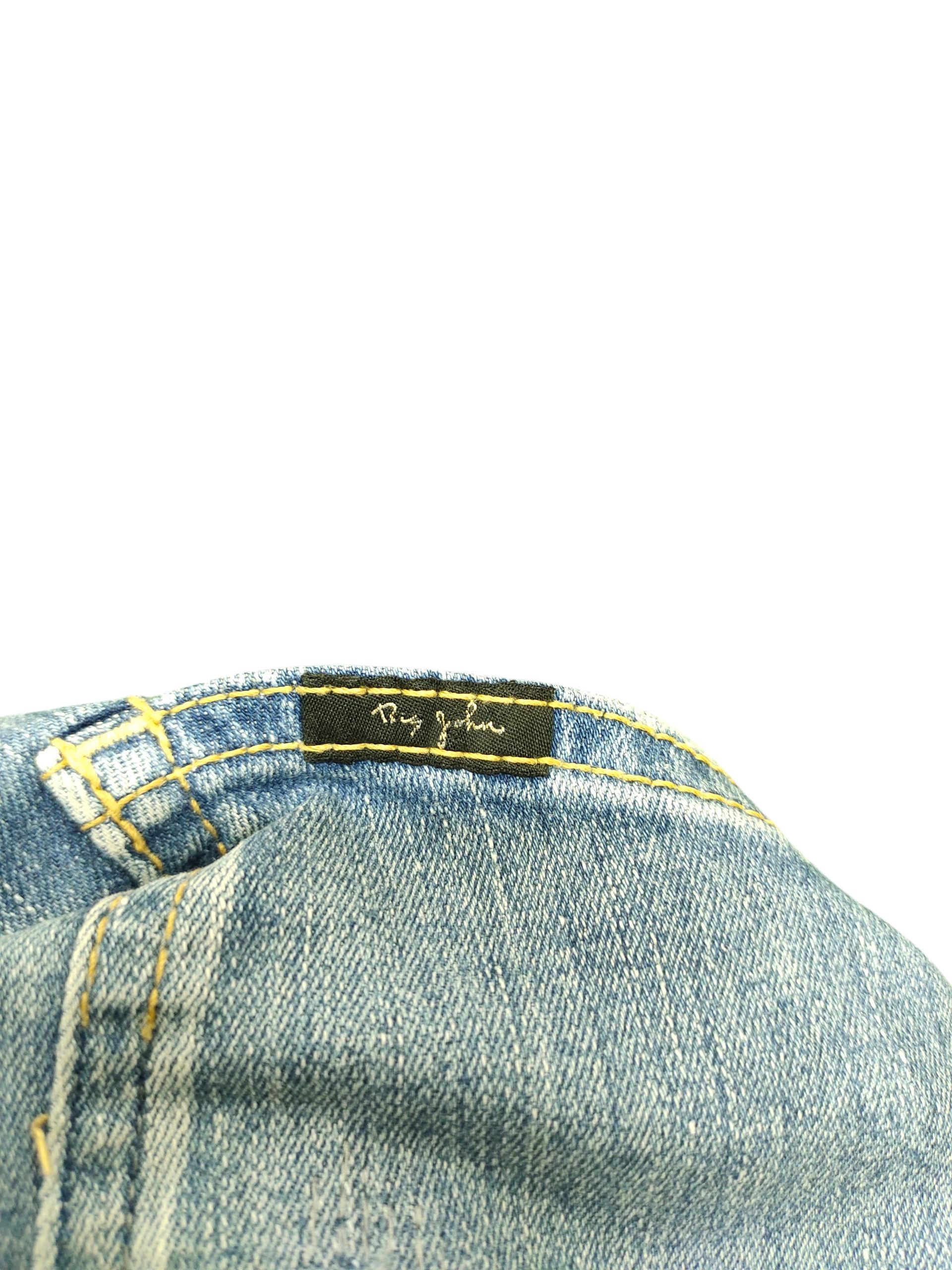 Comme des Garcons × Undercover Vintage Big John Japan Sashiko Distress Denim Jeans Size US 30 / EU 46 - 11 Thumbnail