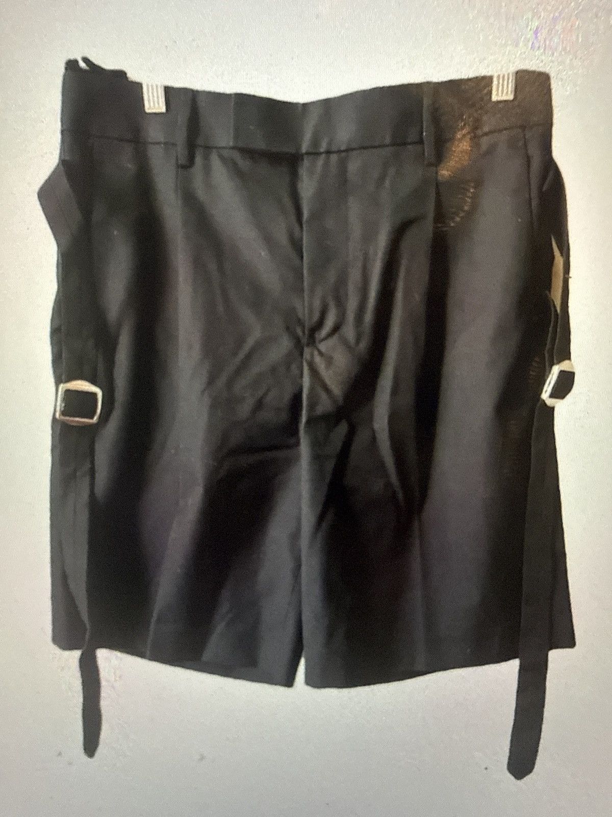 Helmut Lang Suspender suit shorts