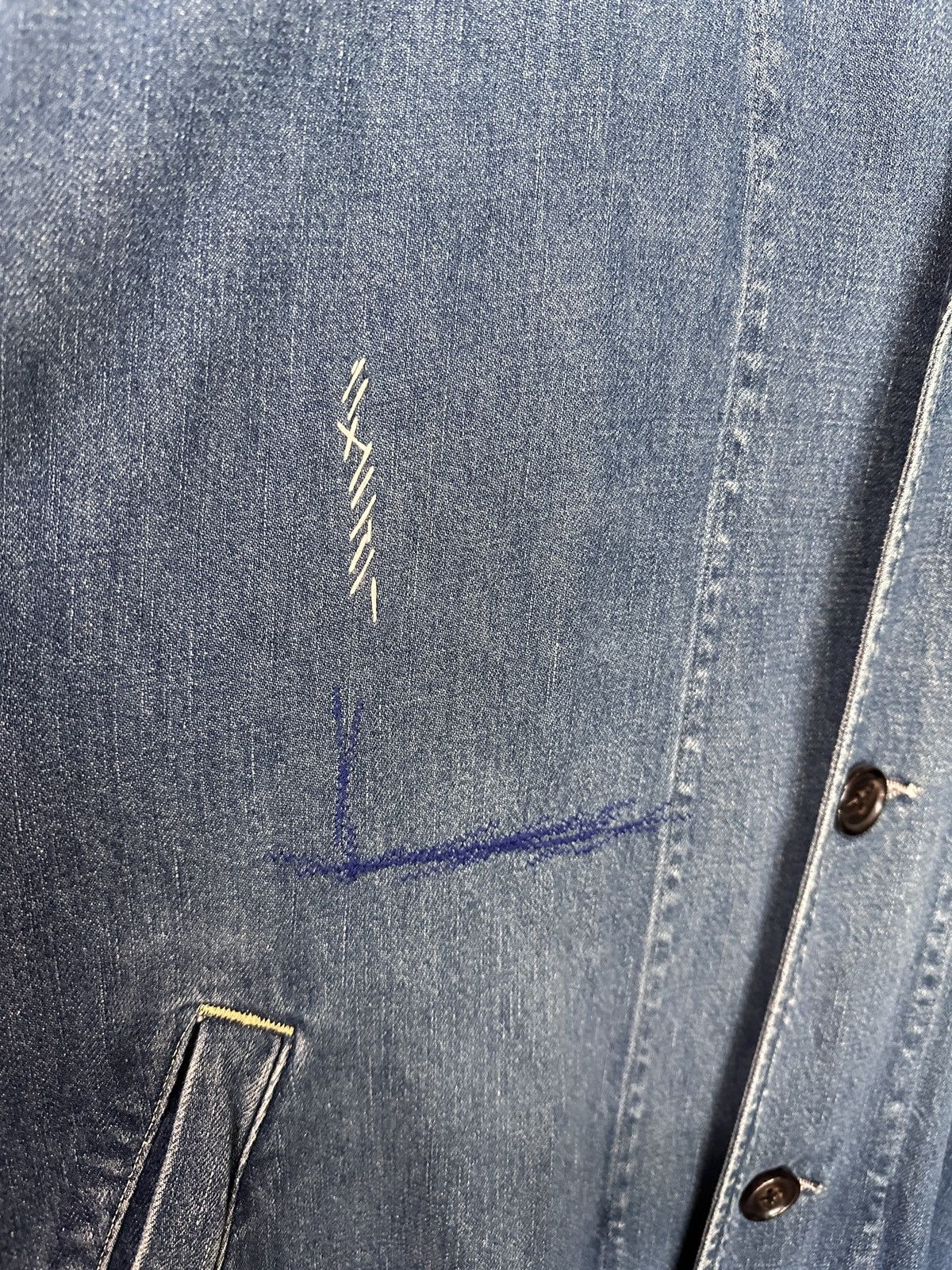 Kapital 11.5Oz Denim Dragging Coat (Journey Remake) K1910LJ123 Size US L / EU 52-54 / 3 - 4 Thumbnail