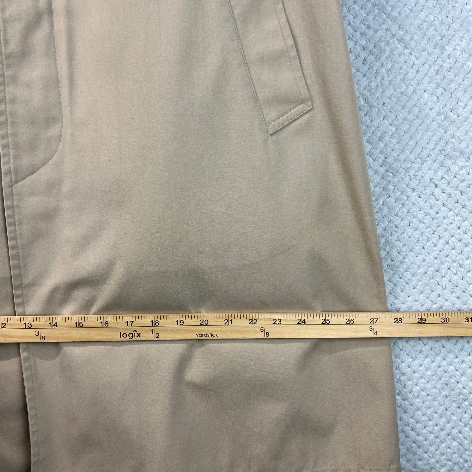 London Fog Vintage London Fog Mens Maincoats Canvas Trench Coat 42R Size US XS / EU 42 / 0 - 16 Thumbnail