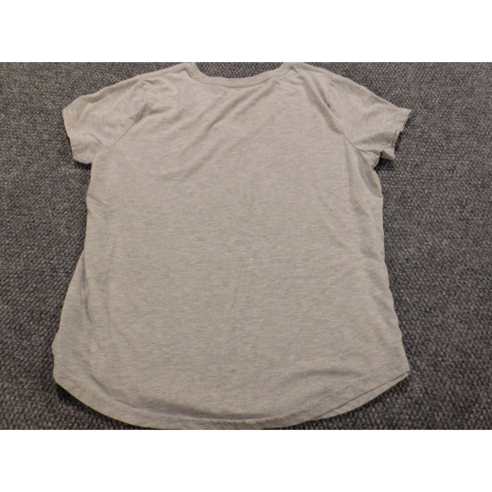 Gap Gap Womens Blouse Shirt M Beige Short Sleeve Collared Pullover Casual Solid 100% Cotton Rayon Ruffle Classic Basic Stretch Womens Size M / US 6-8 / IT 42-44 - 7 Thumbnail
