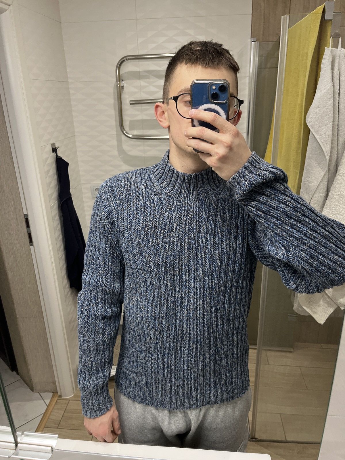 Gap × Vintage Vintage Gap y2k heavy knit cotton sweater zora knitted rare Size US M / EU 48-50 / 2 - 4 Thumbnail