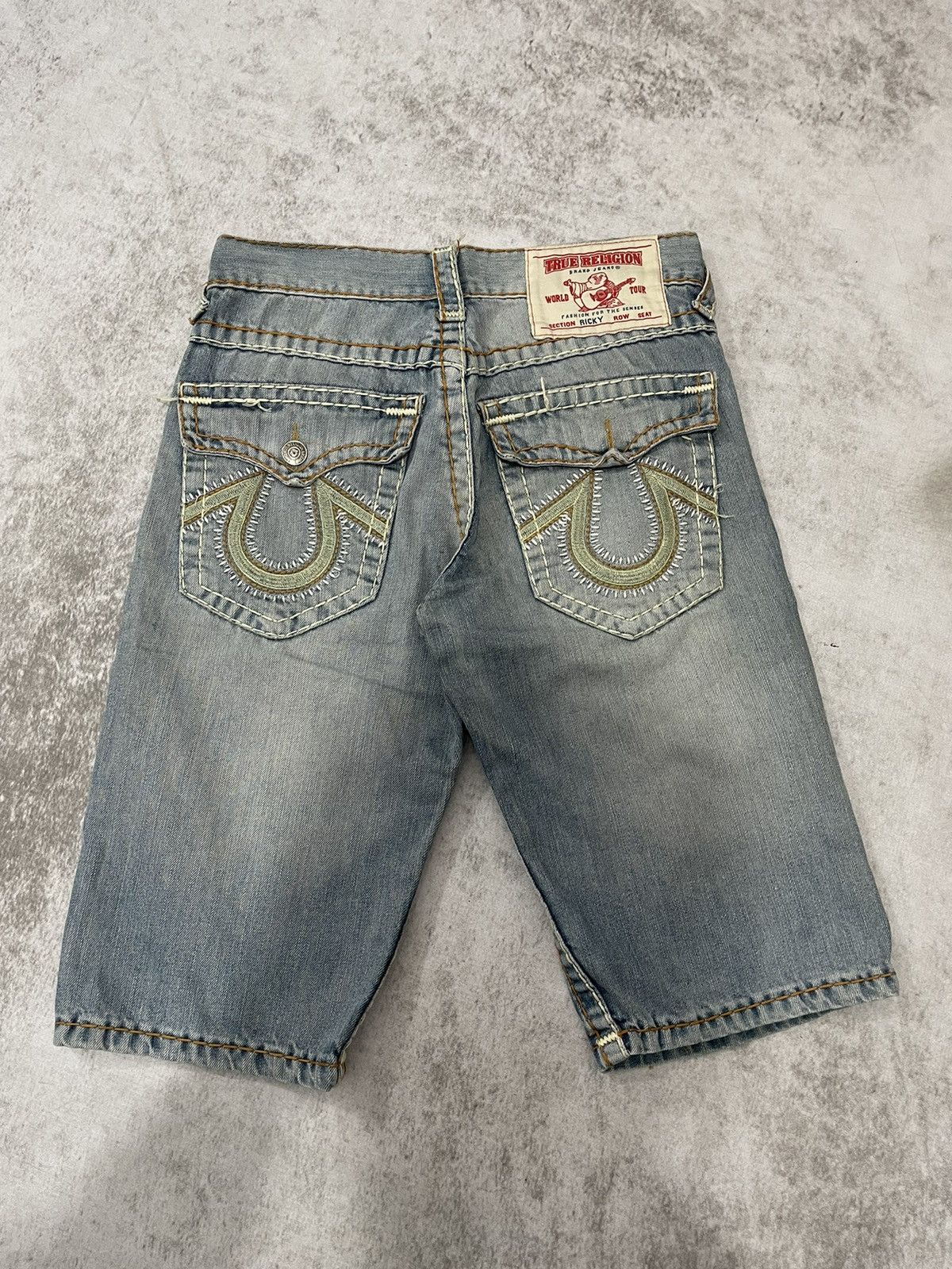 2000s true religion japan jorts Denim y2k style