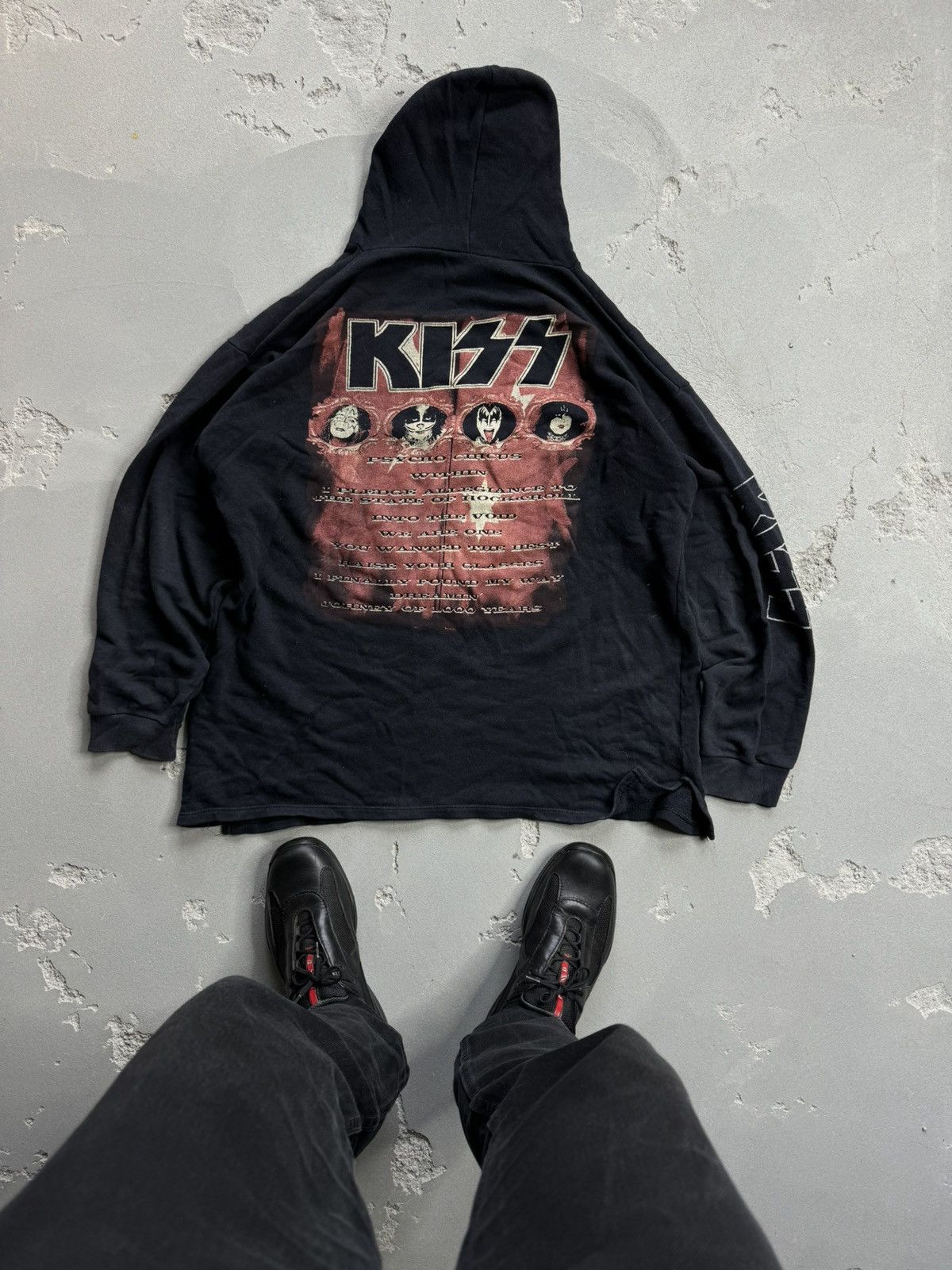 KISS × Vintage Vintage Kiss Hoodie 90’ The Roxx Size US L / EU 52-54 / 3 - 2 Thumbnail