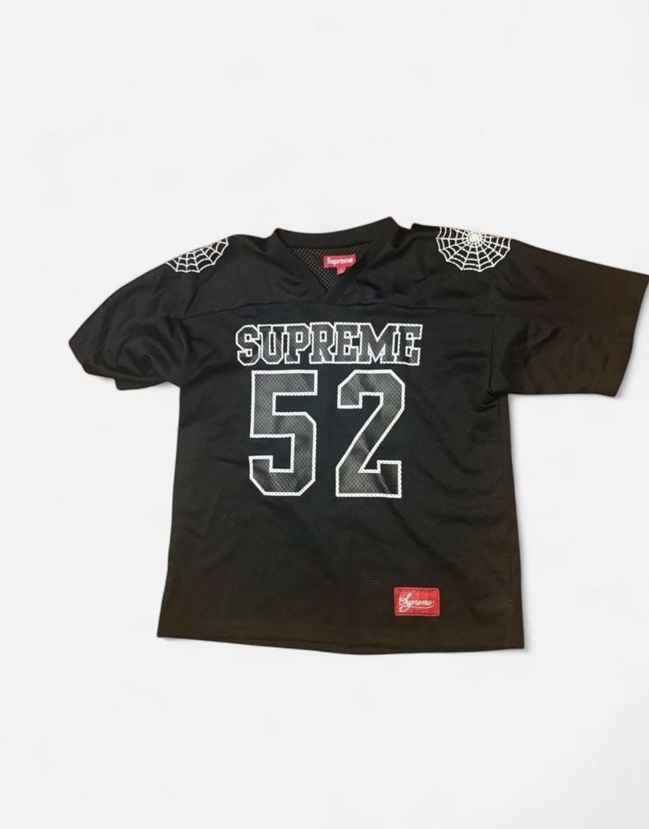 Streetwear × Supreme Supreme - spiderweb football jersey | Grailed
